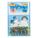 Blister Hama Beads Midi 1100 beads + placa circular pequeña y loro 