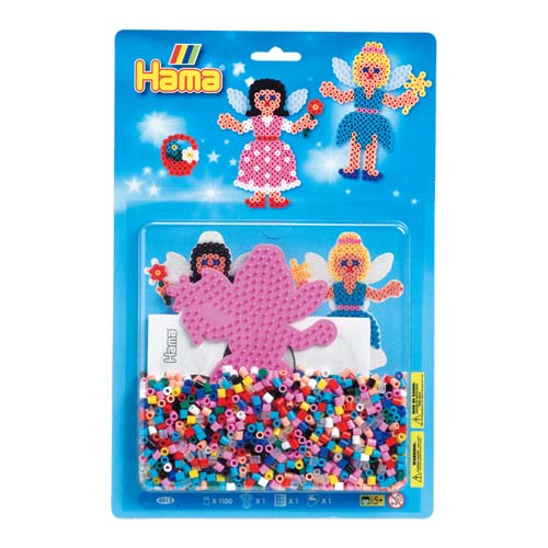 Blister Hama Beads Midi 1100 beads + placa hada