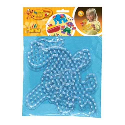 Bolsa Placa / Pegboard dinosaurio y avión para Hama Maxi